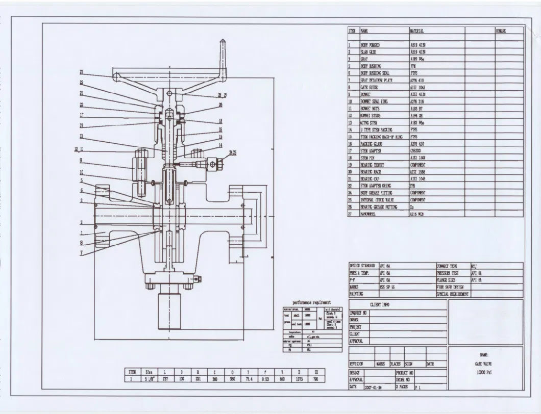 API 6A Wellhead & Christmas Tree for Oil and Gas Well, Oil Christmas Tree